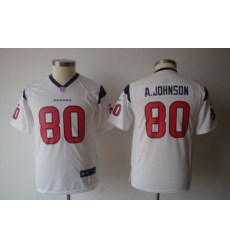 Youth Nike Houston Texans #80 Andre Johnson White Jerseys