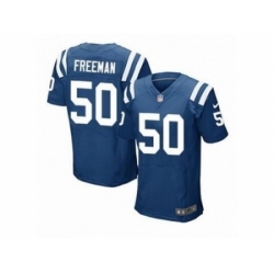 Nike Indianapolis Colts 50 Jerrell Freeman blue Elite NFL Jersey