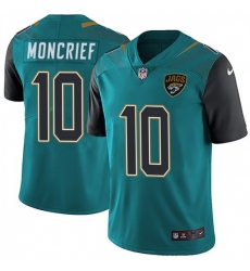 Men Nike Donte Moncrief Jacksonville Jaguars Limited Teal Vapor Untouchable Team Color Jersey