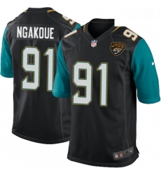 Men Nike Jacksonville Jaguars 91 Yannick Ngakoue Game Black Alternate NFL Jersey