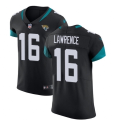 Nike Jacksonville Jaguars 16 Trevor Lawrence Black Team Color Men Stitched NFL Vapor Untouchable Elite Jersey