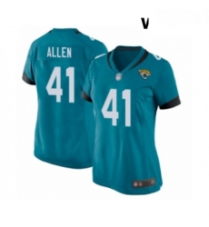 Womens Jacksonville Jaguars 41 Josh Allen Game White Football Jersey