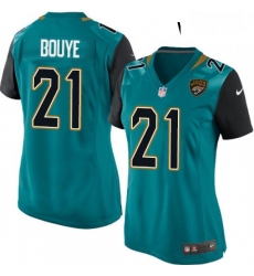 Womens Nike Jacksonville Jaguars 21 AJ Bouye Game Teal Green Team Color NFL Jersey