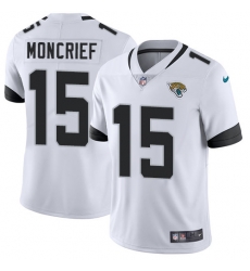 Nike Limited Youth Donte Moncrief White Road Jersey NFL #15 Jacksonville Jaguars Vapor Untouchable