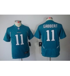 Youth Nike Jacksonville Jaguars #11 Blaine Gabbert Green Color[Youth Limited Jerseys]