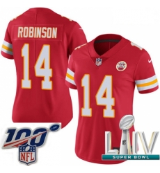 2020 Super Bowl LIV Women Nike Kansas City Chiefs #14 Demarcus Robinson Red Team Color Vapor Untouchable Limited Player NFL Jersey