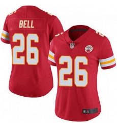 Women Kansas City Chiefs 26 Le'Veon Bell Red Color Vapor Untouchable Limited Jersey