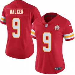 Women Kansas City Chiefs  9 Kenneth Walker III Red 2026 Vapor Untouchable Limited Stitched Jersey