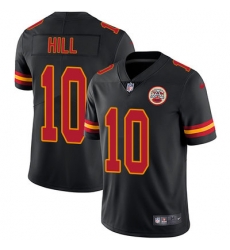 Nike Chiefs #10 Tyreek Hill Black Youth Stitched NFL Limited Rush Jersey