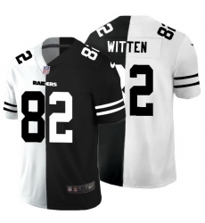 Las Vegas Raiders 82 Jason Witten Men Black V White Peace Split Nike Vapor Untouchable Limited NFL Jersey