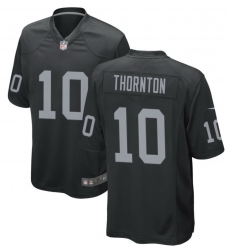 Men Los Vegas Raiders Dont'e Thornton Jr #10 Black Stitched F U S E NFL Jersey