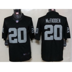 Nike Oakland Raiders 20 darren mcfadden black Limited NFL Jersey