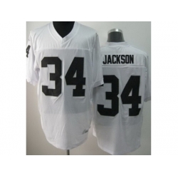 Nike Oakland Raiders 34 Bo.Jackson White Elite NFL Jersey