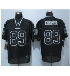 Nike Oakland Raiders #89 Amari Cooper Lights Out Black Elite Jerseys