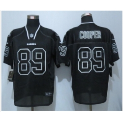 Nike Oakland Raiders #89 Amari Cooper Lights Out Black Elite Jerseys