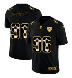 Raiders 96 Clelin Ferrell Black Jesus Faith Edition Limited Jersey