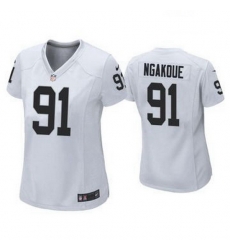 Women Las Vegas Raiders 91 Yannick Ngakoue Women Jersey