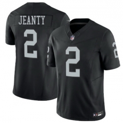 Youth  Las Vegas Raiders 2 Ashton Jeanty  Black 2025 F U S E  Vapor Stitched Football Jerseys  281 29