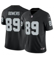 Youth Las Vegas Raiders 89 Brock Bowers Black 2024 Vapor Stitched Football Jersey