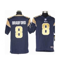 Youth Nike Youth St. Louis Rams #8 Sam Bradford Blue jerseys