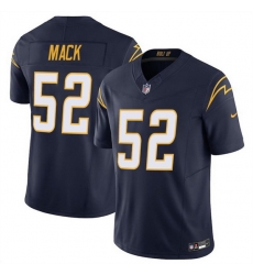 Men Los Angeles Chargers 52 Khalil Mack Navy 2025 F U S E Vapor Limited Stitched Football Jersey