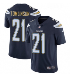 Men Nike Los Angeles Chargers 21 LaDainian Tomlinson Navy Blue Team Color Vapor Untouchable Limited Player NFL Jersey