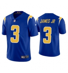 Youth Los Angeles Chargers 3 Derwin James Jr  Royal Vapor Untouchable Limited Stitched Jersey