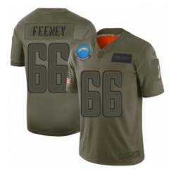 Youth Los Angeles Chargers 66 Dan Feeney Limited Camo 2019 Salute to Service Football Jersey