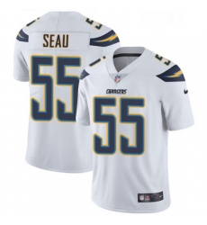 Youth Nike Los Angeles Chargers 55 Junior Seau White Vapor Untouchable Limited Player NFL Jersey