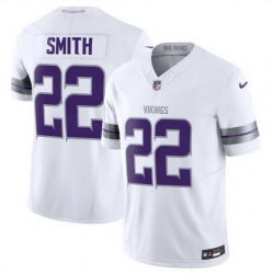 Men Minnesota Vikings 22 Harrison Smith White F U S E  Winter Warrior Limited Stitched Jersey