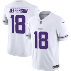 Men Minnesota Vikings Active Player Custom White F U S E  Vapor Untouchable Limited Stitched Jersey