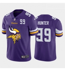 Nike Vikings 99 Danielle Hunter Purple Team Big Logo Number Vapor Untouchable Limited Jersey