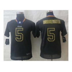 Nike Youth jerseys Minnesota Vikings #5 Bridgewater black[Elite lights out][bridgewater]