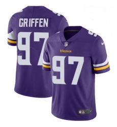 Youth Nike Minnesota Vikings 97 Everson Griffen Purple Team Color Vapor Untouchable Limited Player NFL Jersey