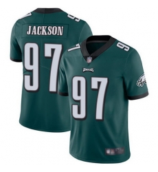 Eagles #97 Malik Jackson Midnight Green Team Color Men Stitched Football Vapor Untouchable Limited Jersey