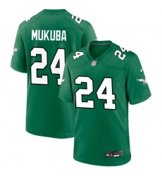 Men Philadelphia Eagles 24 Andrew MUKUBA Green Vapor Untouchable Limited Stitched Football Jersey Men Philadelphia Eagles 24 Andrew MUKUBA Green Vapor Untouchable Limited Stitched Football Jersey