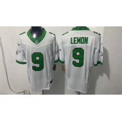 Men Philadelphia Eagles  9 Makai Lemon White 2026 Draft F U S E Vapor Untouchable Limited Stitched Football Jersey
