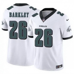 Men Philadelphia Eagles Saquon Barkley #26 White F U S E Limited Stitched Football Jersey