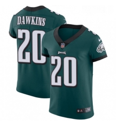 Mens Nike Philadelphia Eagles 20 Brian Dawkins Midnight Green Team Color Vapor Untouchable Elite Player NFL Jersey