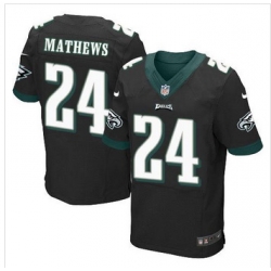 New Philadelphia Eagles #24 Ryan Mathews Black Alternate Men Stitched NFL New Elite jersey