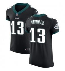 Nike Eagles #13 Nelson Agholor Black Alternate Mens Stitched NFL Vapor Untouchable Elite Jersey