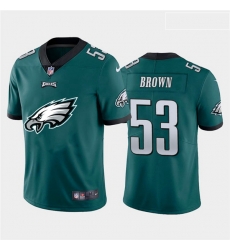 Nike Eagles 53 Jatavis Brown Green Team Big Logo Vapor Untouchable Limited Jersey