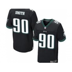 Nike Philadelphia Eagles 1 Marcus Smith black Elite NFL Jersey