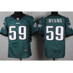 Nike Philadelphia Eagles 59 DeMeco Ryans Green Elite NFL Jersey