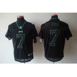 Nike Philadelphia Eagles 7 Michael Vick Black Elite Lights Out NFL Jersey