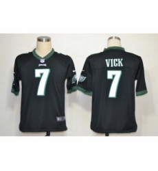 Nike Philadelphia Eagles 7 Michael Vick Black Game NFL Jersey