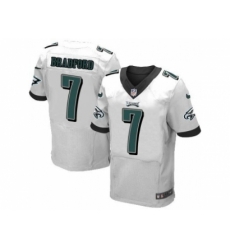 Nike Philadelphia Eagles 7 Sam Bradford Midnight white Elite NFL Jersey