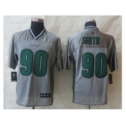 Nike Philadelphia Eagles 90 Marcus Smith Grey Elite Vapor NFL Jersey