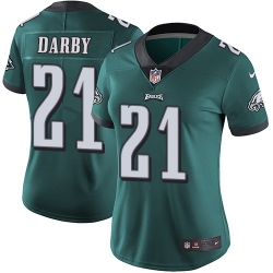 Nike Eagles #21 Ronald Darby Midnight Green Team Color Womens Stitched NFL Vapor Untouchable Limited Jersey