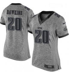 Womens Nike Philadelphia Eagles 20 Brian Dawkins Limited Gray Gridiron NFL Jersey